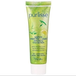 Purlisse MATCHA GREEN TEA + LEMON DETOXIFYING CHARCOAL MASK